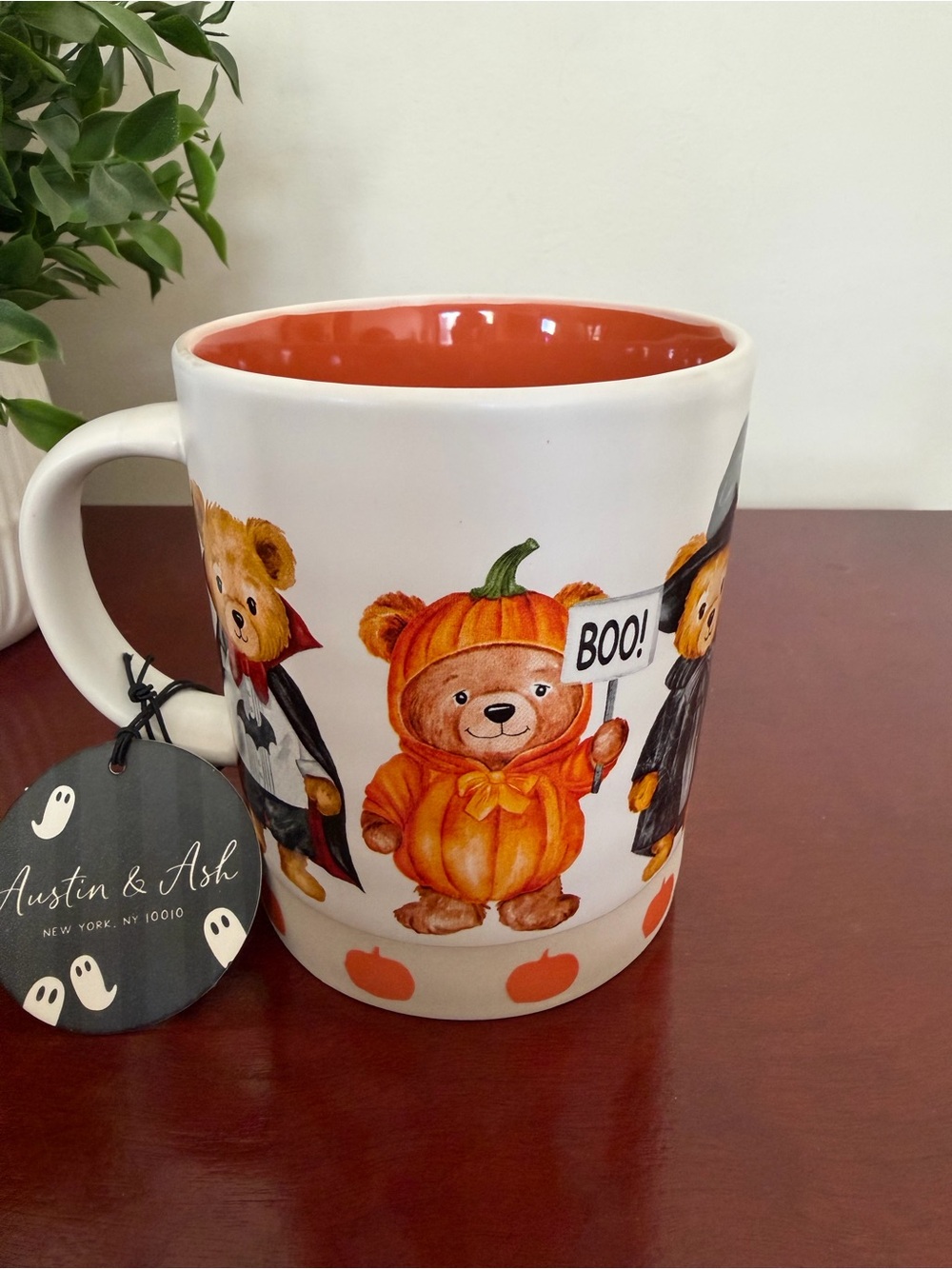 Austin & Ash Halloween Mug NWT Spooky Fall Coffee Cup